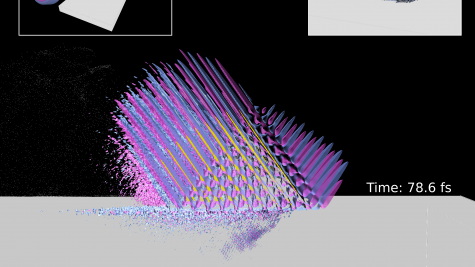 Interaction between an ultra-high intensity and a plasma mirror