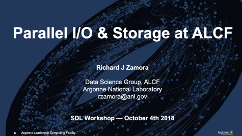 Parallel I/O and Storage