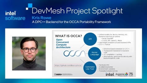 Intel DevMesh: OCCA