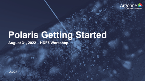 HDF5 Workshop