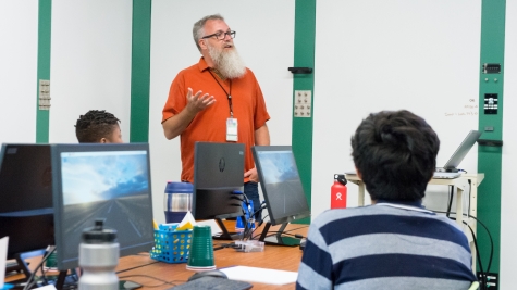 Mike Papka Teaching Image