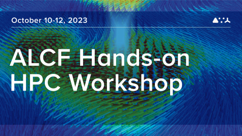 ALCF Hands on HPC Workshop Graphic