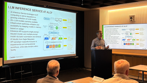 ALCF's Tom Uram at the 2025 Exascale Computing Roundtable meeting