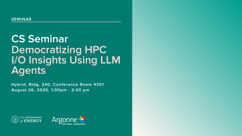 CS seminar graphic featuring the title and date.