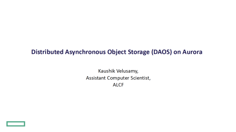 First slide of the deck.