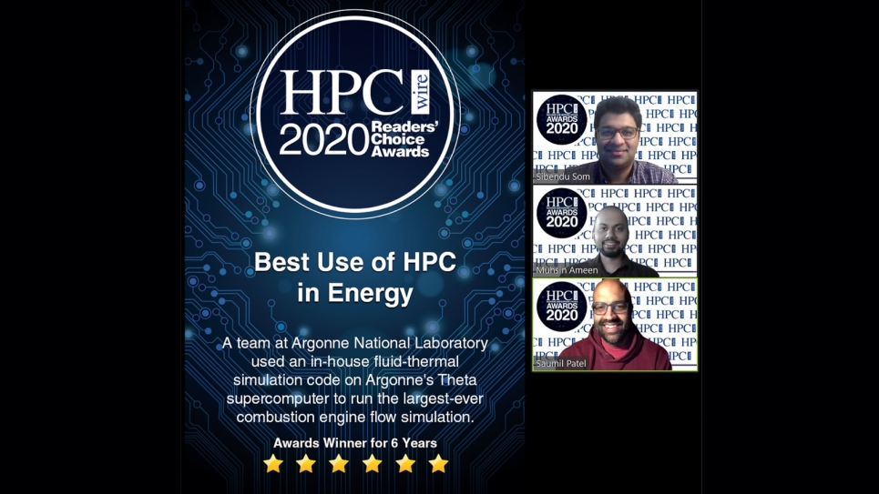 HPCWire Award for Best Use of HPC in Energy