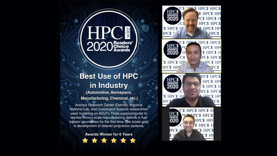 HPCwire Award for Best Use of HPC in Industry