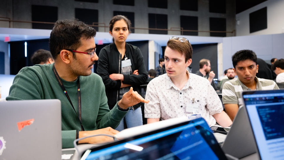 Researchers at the ALCF INCITE GPU Hackathon