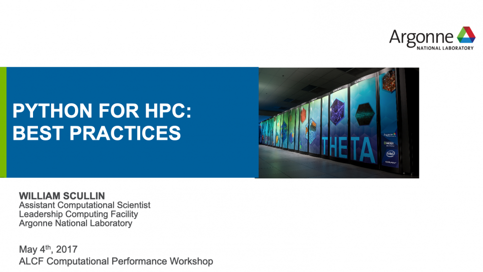 Python for HPC: Best Practices