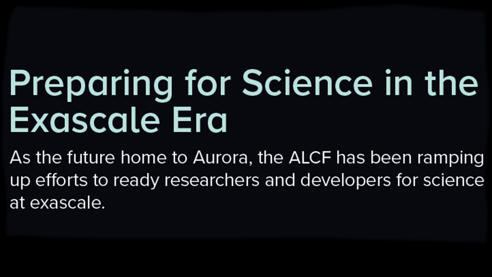 Preparing for Science in the Exascale Era