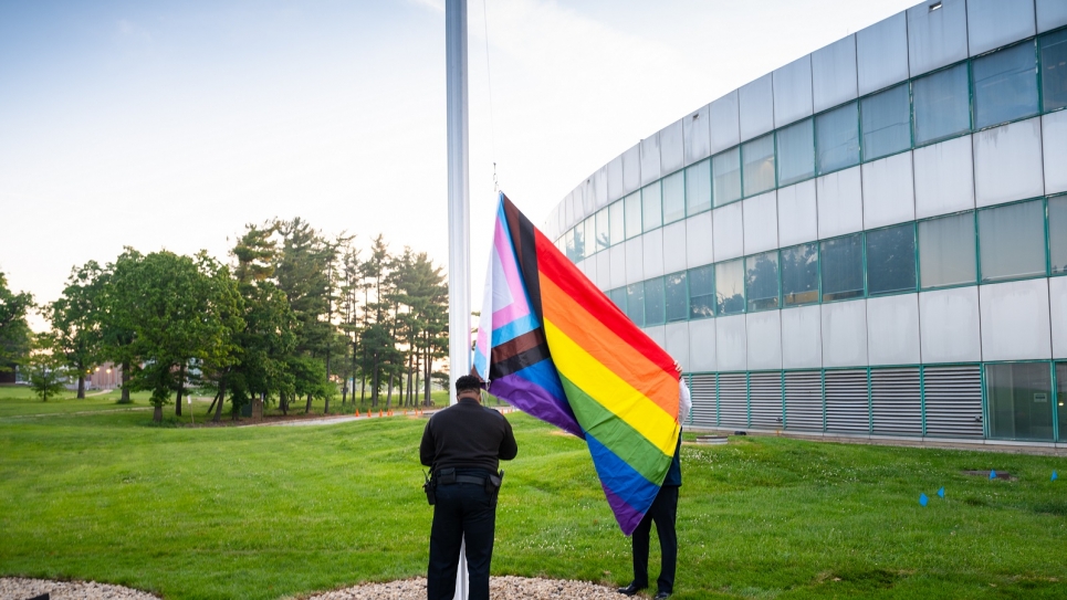 Progress Pride Flag Raising