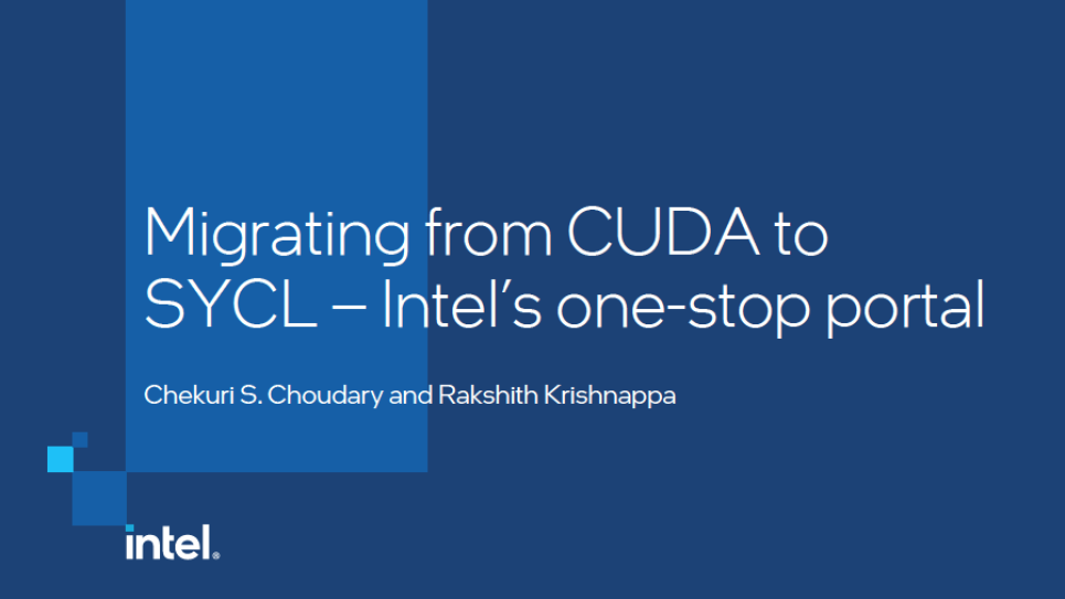 CUDA to SYCL Migration Tool and Method