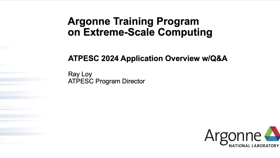 ATPESC Webinar Graphic