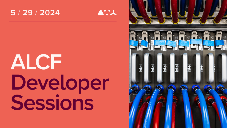 May Dev Session Graphic featuring title and date and picture of Aurora.