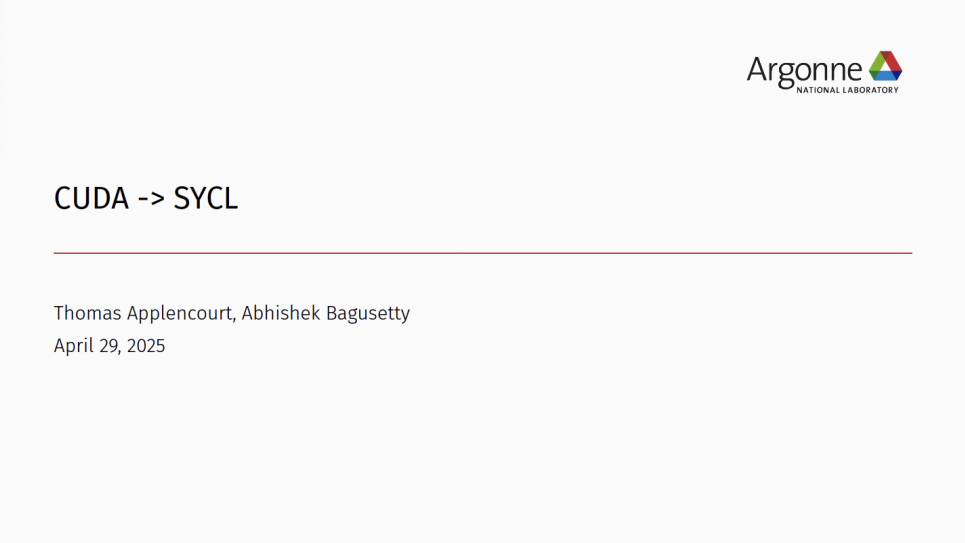 CUDA to SYCL