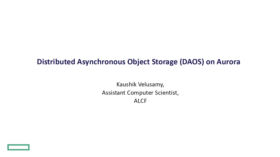 First slide of the deck.