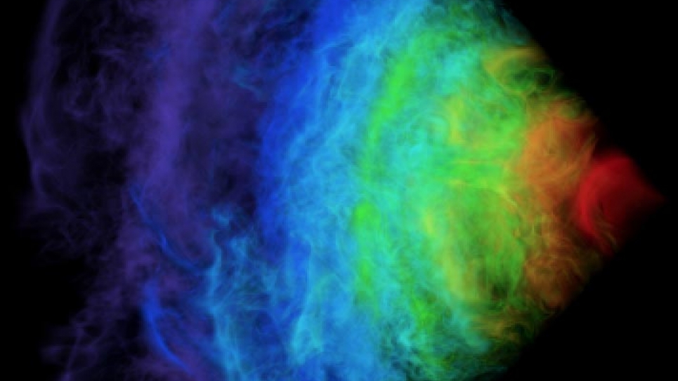 Type 1a Supernova rendering