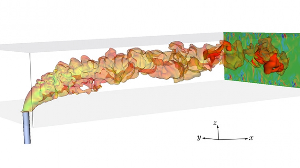 Direct Numerical Simulation of Autoignition in a Jet in a Cross-Flow
