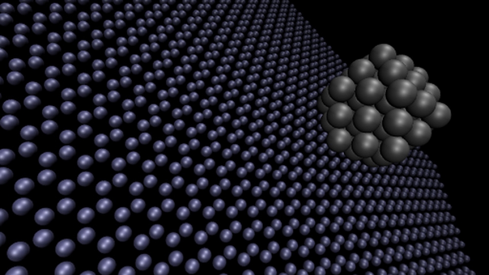 Researchers at Argonne, Purdue, and Oak Ridge are studying the properties of catalytic nanoparticles on graphene supports using Quantum Monte Carlo methods.